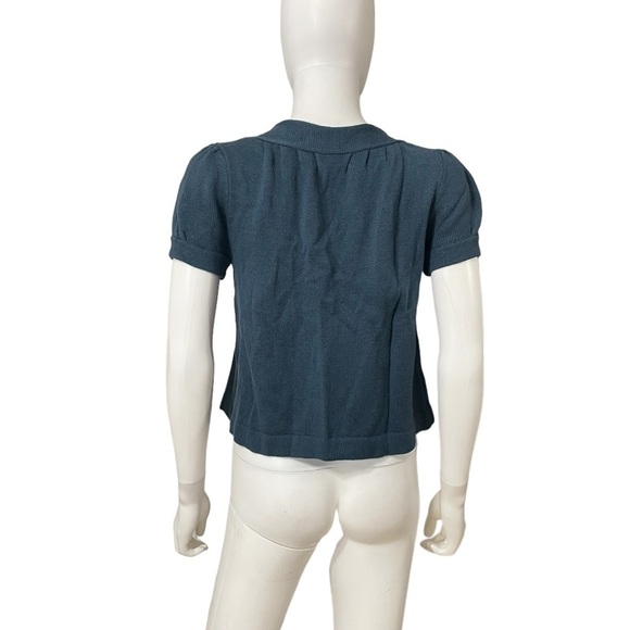 Banana Republic Blue Wool Cardigan Sweater - Picture 5 of 10